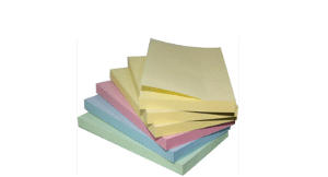 NOTAS ADHESIVAS 3" x 5"