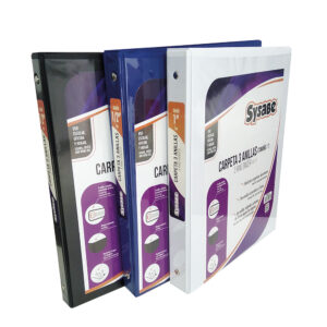 PORTAFOLIO CON ARO METÁLICO